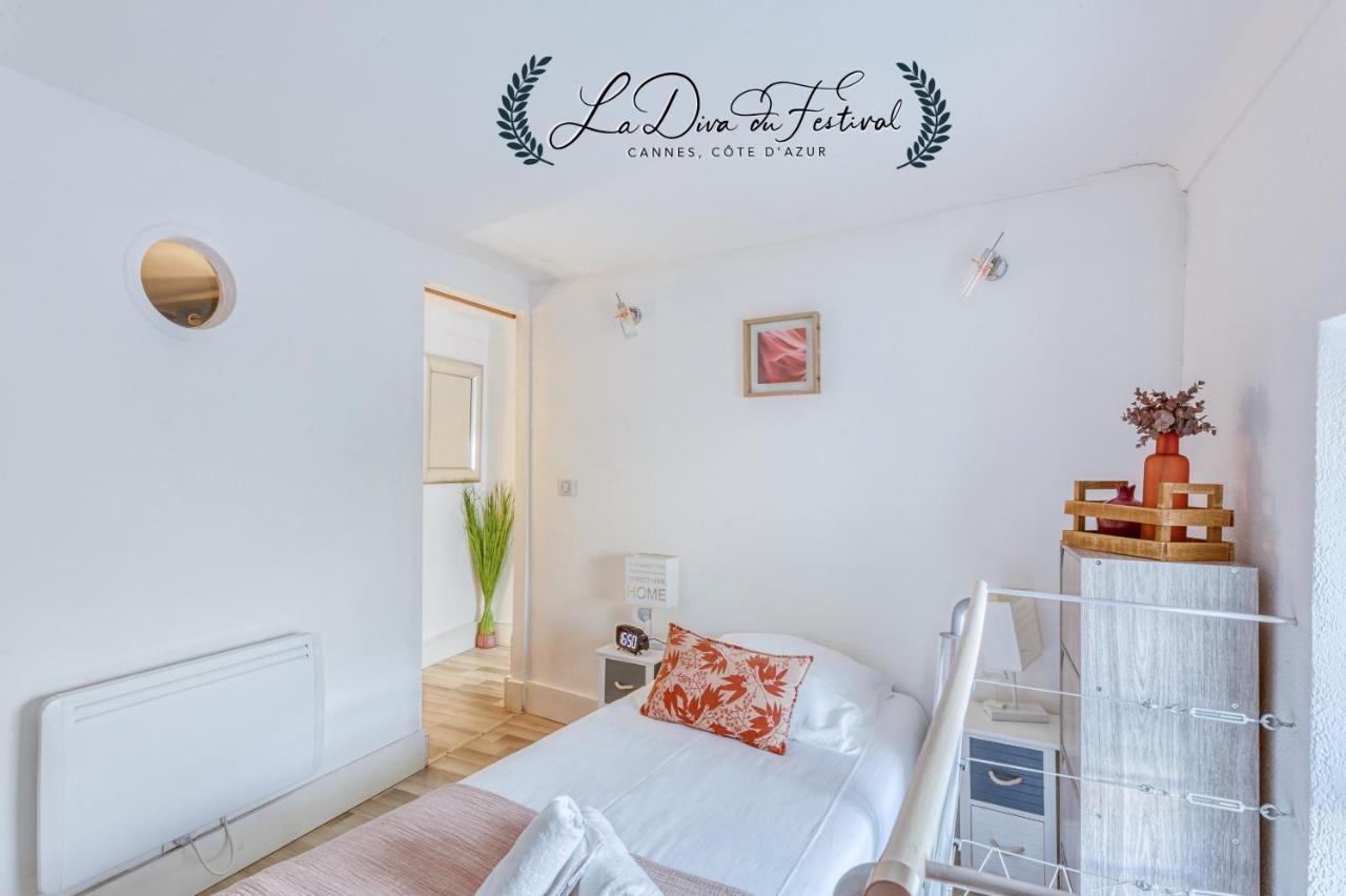 La Diva Du Festival - 10 Mn A Pied Palais & Plages - Cosy & Calme - Clim - Wifi คานส์ ภายนอก รูปภาพ