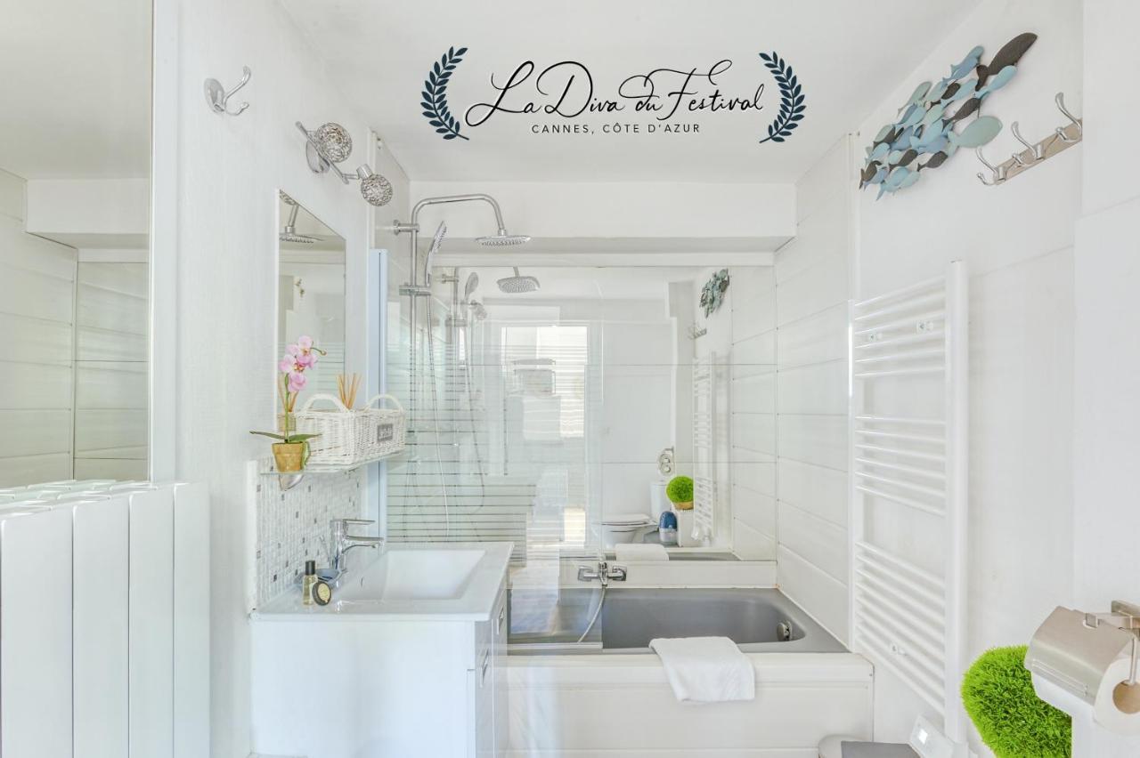 La Diva Du Festival - 10 Mn A Pied Palais & Plages - Cosy & Calme - Clim - Wifi คานส์ ภายนอก รูปภาพ