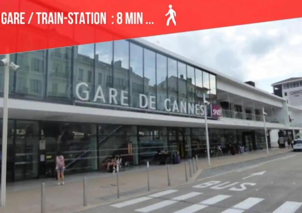 La Diva Du Festival - 10 Mn A Pied Palais & Plages - Cosy & Calme - Clim - Wifi คานส์ ภายนอก รูปภาพ