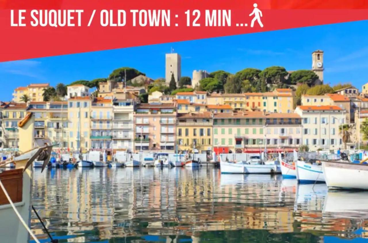 La Diva Du Festival - 10 Mn A Pied Palais & Plages - Cosy & Calme - Clim - Wifi คานส์ ภายนอก รูปภาพ
