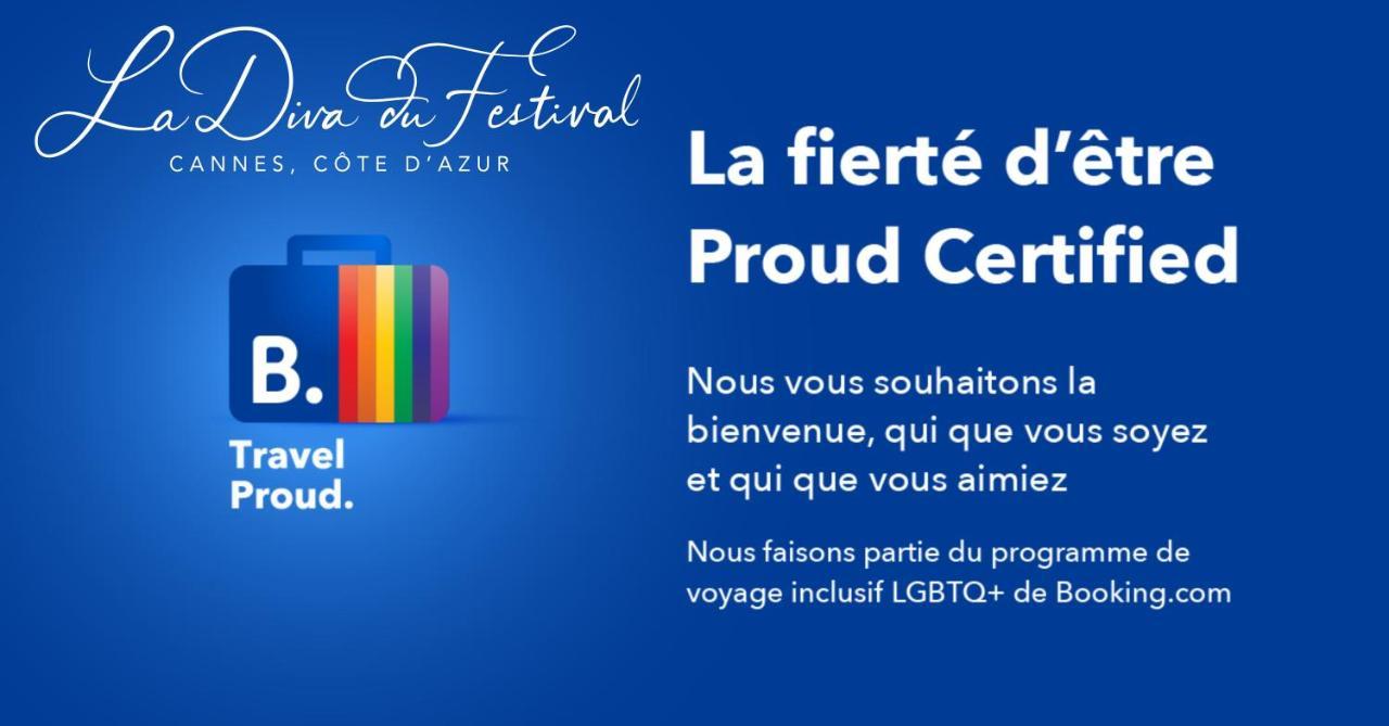 La Diva Du Festival - 10 Mn A Pied Palais & Plages - Cosy & Calme - Clim - Wifi คานส์ ภายนอก รูปภาพ